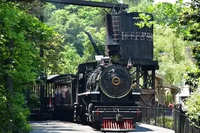 Dollywood Express train ride