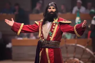 Captain Blackbeard during Christmas show