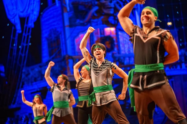 A lineup of proud Emerald crew pirates