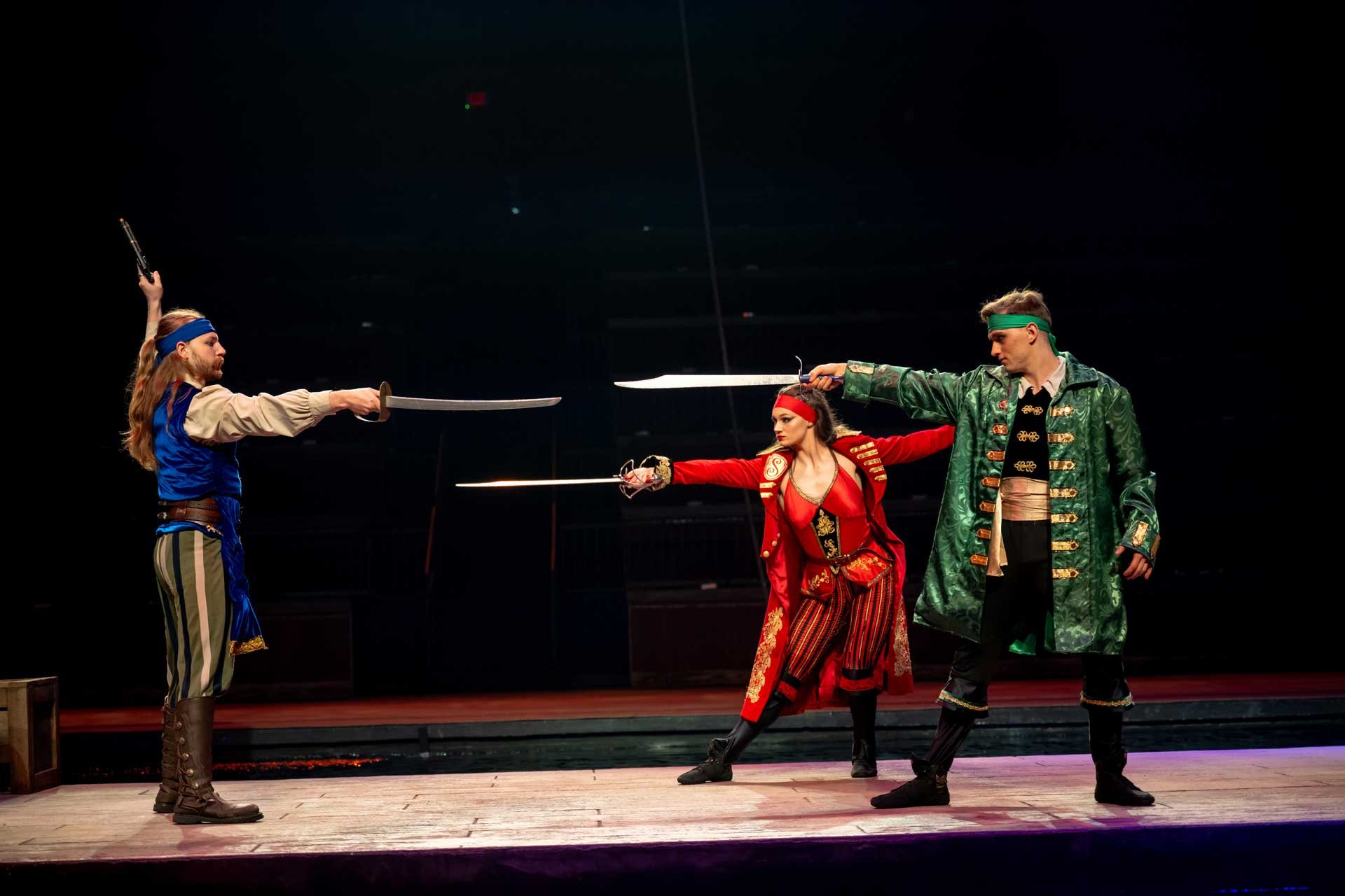 Pirates dueling at Christmas