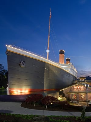 exterior of Titanic Museum Attraction