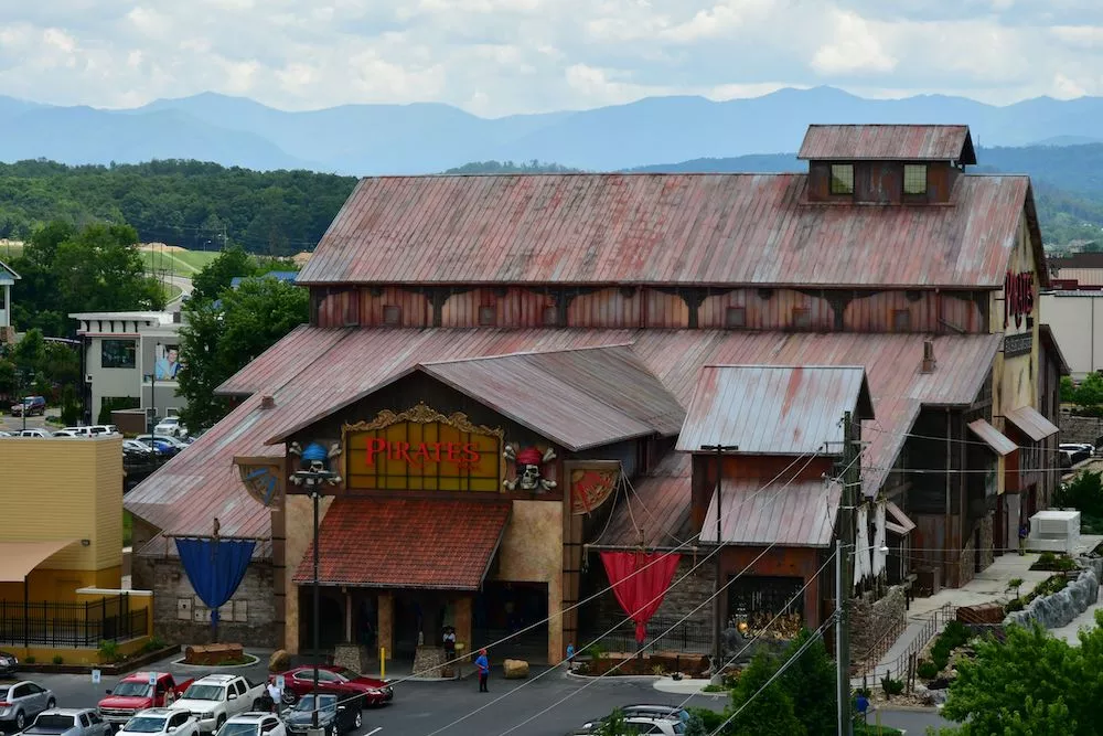 Pirates Voyage building in Pigeon Forge
