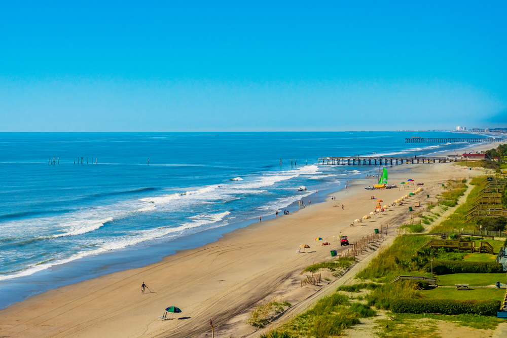 strand along Myrtle Beach