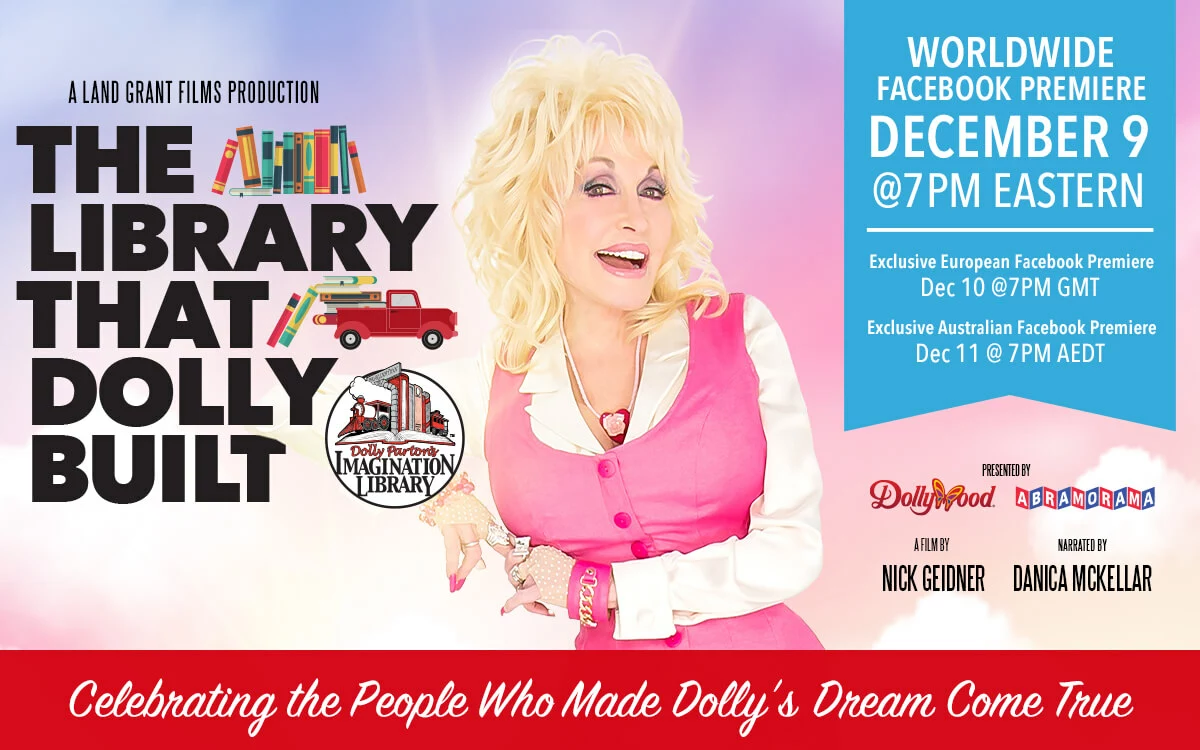 The Library That Dolly Built - Worldwide Facebook Premiere on December 9, 2020