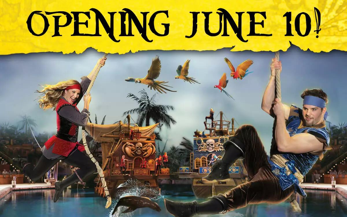 Pirates Voyage Dinner & Show Pigeon Forge, TN Sets Sail Again June 10