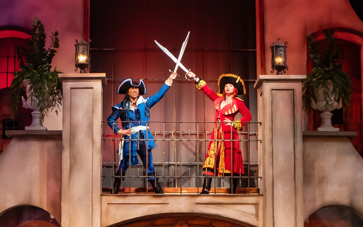 Pirates Voyage Dinner & Show features costuming