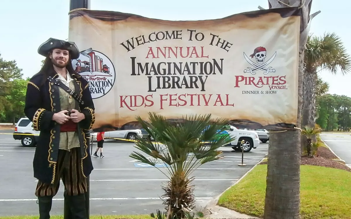 15th Annual Imagination Library Kid’s Festival at Pirates Voyage