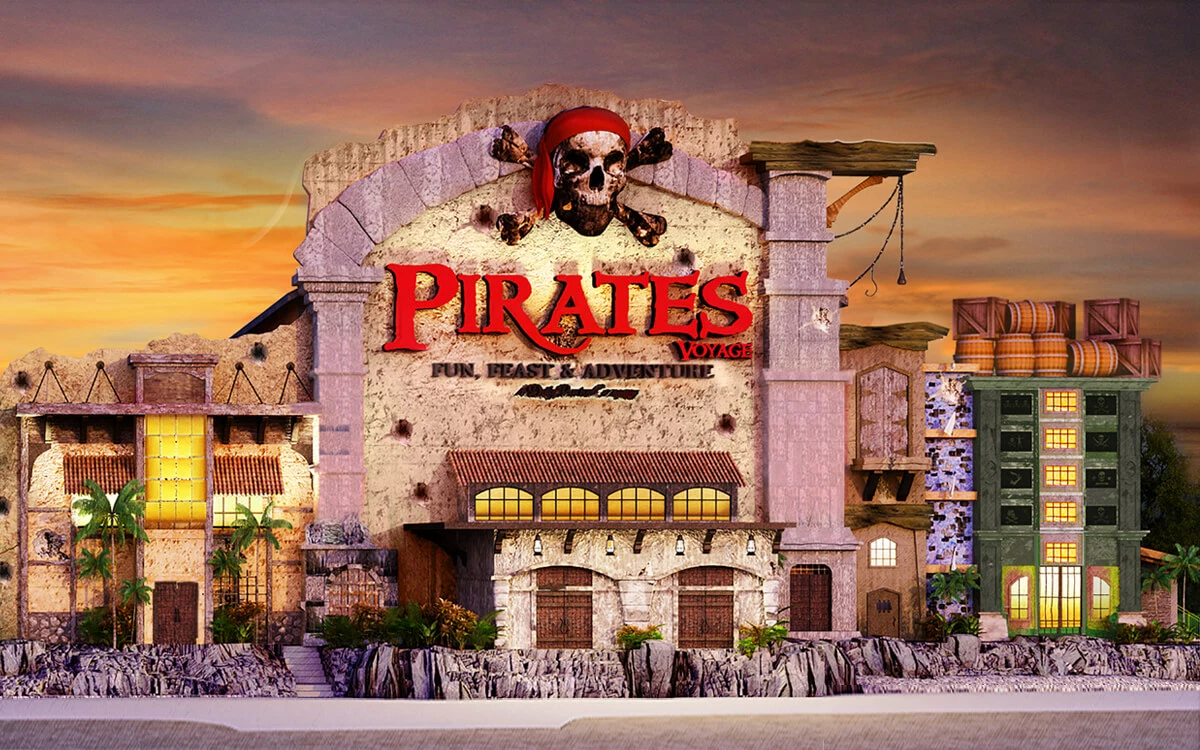 Pirates Voyage Construction in Pigeon Forge TN