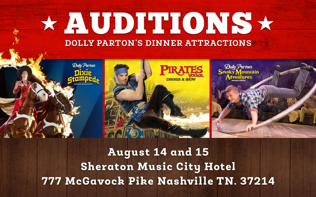 Pirates Voyage Dinner & Show - 2017 Auditions