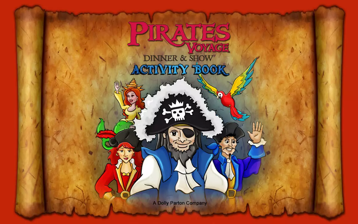 Free Coloring Sheet from Pirates Voyage - Happy Father's Day
