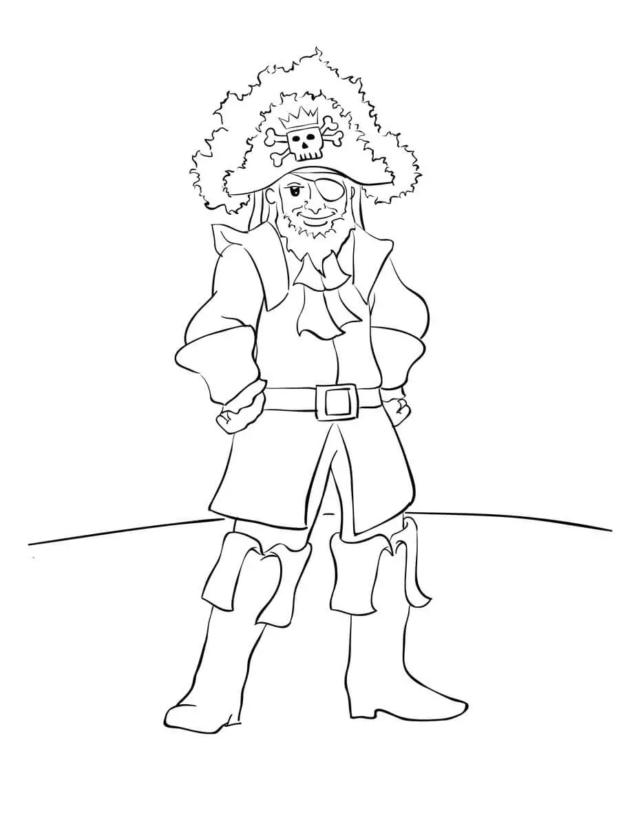 Free Coloring Sheet from Pirates Voyage - Happy Father's Day