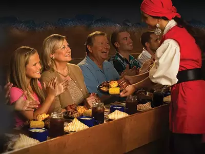 Four-course Feast at Pirates Voyage
