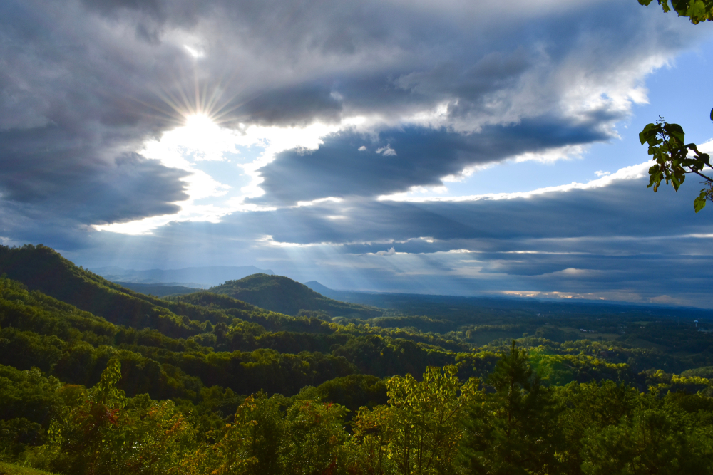 summer view of Smoky Mountains