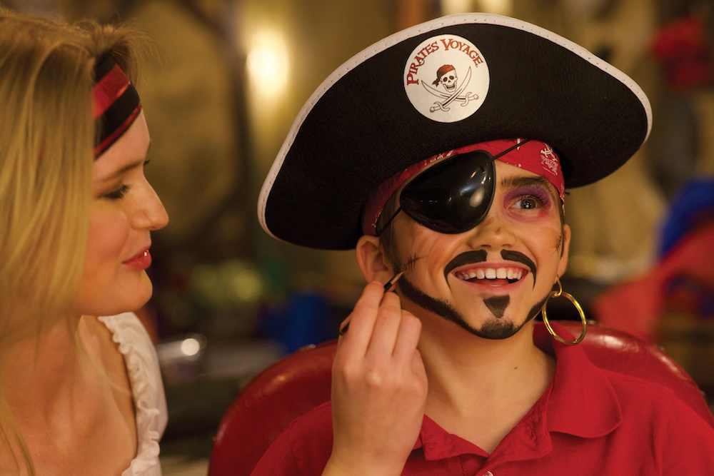 pirate makeover during Join the Crew