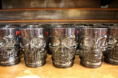 skull mugs at Pirates Voyage