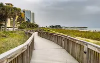 walkway in Myrtle Beach