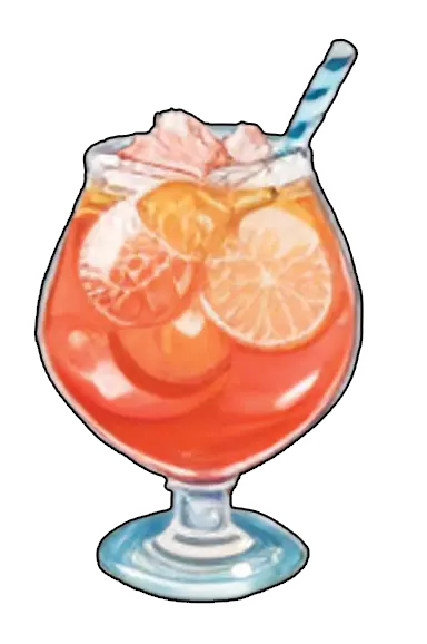 sangria in glass