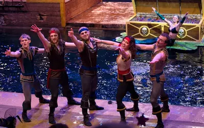 Pirates Cast on deck